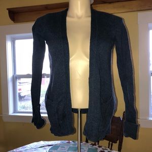 Lands End warm sweater cardigan size XL